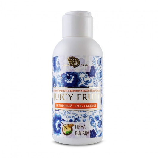 Интимный гель на водной основе JUICY FRUIT с ароматом пина колада - 100 мл. - БиоМед - купить с доставкой в Бердске
