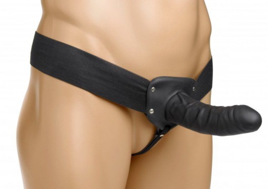 Полый страпон Erection Assist - 15,2 см. - XR Brands - купить с доставкой в Бердске