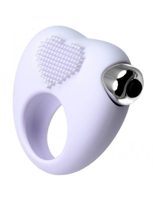 Белое виброкольцо для продления полового акта JOS MOYS - JOS - в Бердске купить с доставкой