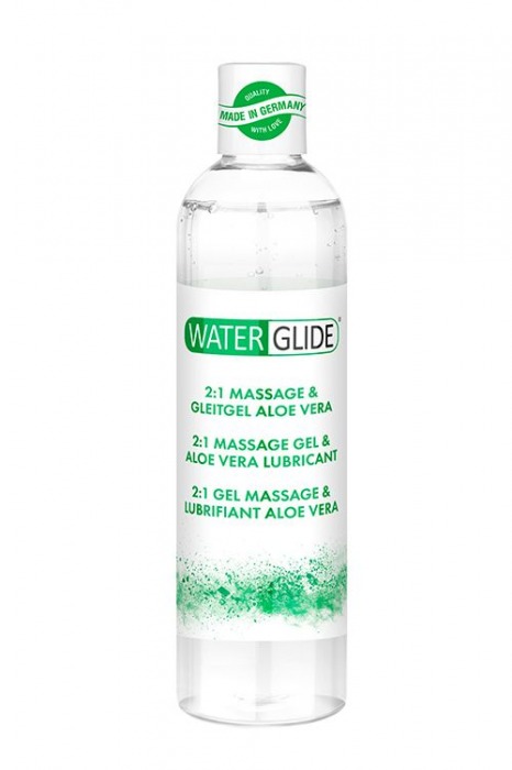 Гель-смазка 2-в-1 MASSAGE   LUBRICANT ALOE VERA - 300 мл. - Waterglide - купить с доставкой в Бердске