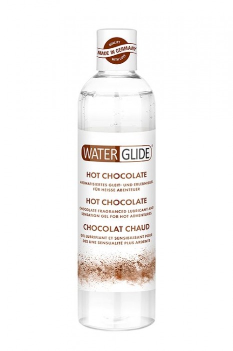 Лубрикант на водной основе с ароматом шоколада HOT CHOCOLATE - 300 мл. - Waterglide - купить с доставкой в Бердске