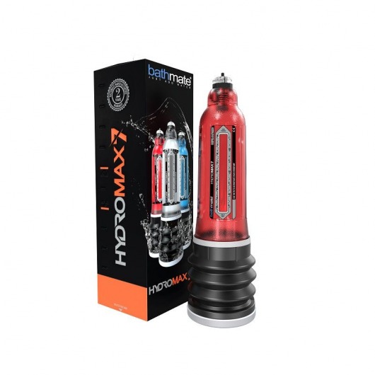 Красная гидропомпа HydroMAX7 - Bathmate - в Бердске купить с доставкой