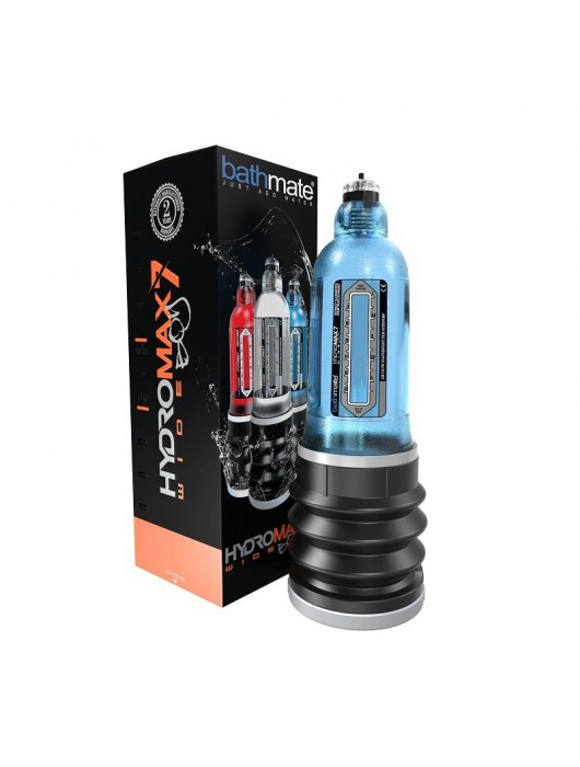 Синяя гидропомпа HydroMAX7 Wide Boy - Bathmate - в Бердске купить с доставкой