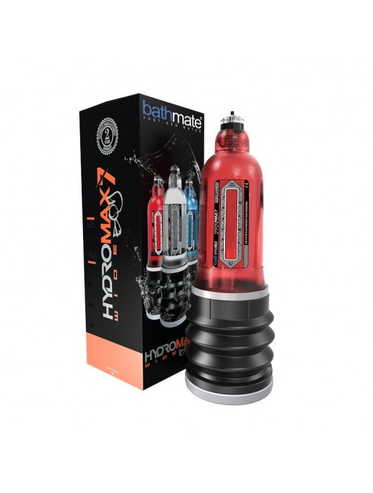 Красная гидропомпа HydroMAX7 Wide Boy - Bathmate - в Бердске купить с доставкой