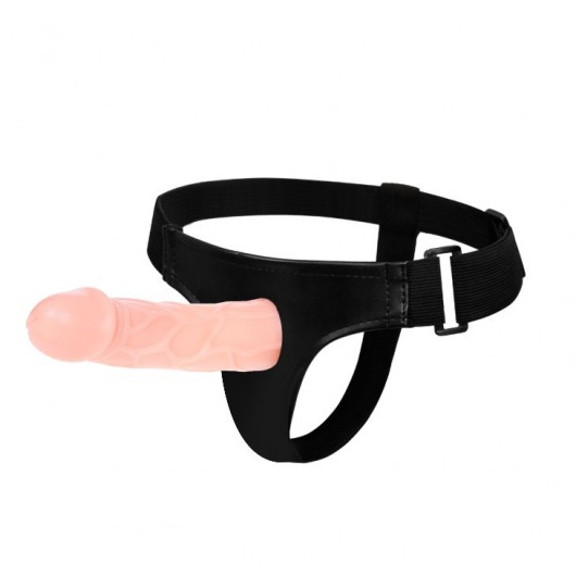 Телесный фаллоимитатор на трусиках Jessica Strap-On - 15,5 см. - Baile - купить с доставкой в Бердске