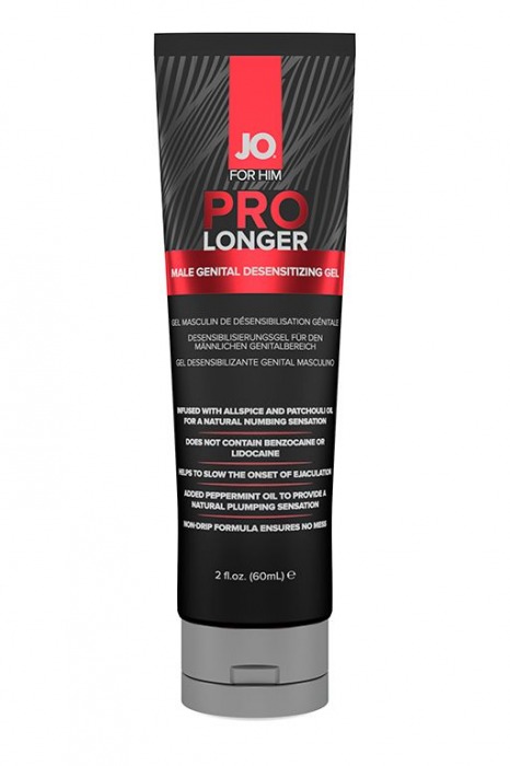 Гель-пролонгатор умеренного действия для мужчин JO Prolonger Gel – 60 мл. - System JO - купить с доставкой в Бердске