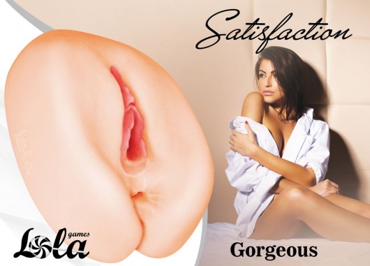 Мастурбатор с 2 тоннелями Satisfaction Gorgeous - Lola Games - в Бердске купить с доставкой