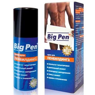 Крем Big Pen для увеличения полового члена - 50 гр. - Биоритм - в Бердске купить с доставкой