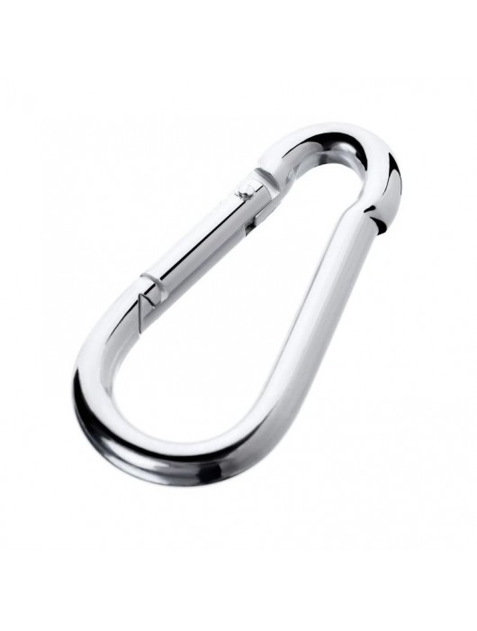 Серебристый карабин TOYFA Metal - ToyFa - купить с доставкой в Бердске